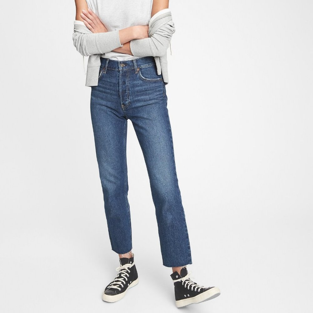 Cheeky Straight High Waisted Jeans by GAP